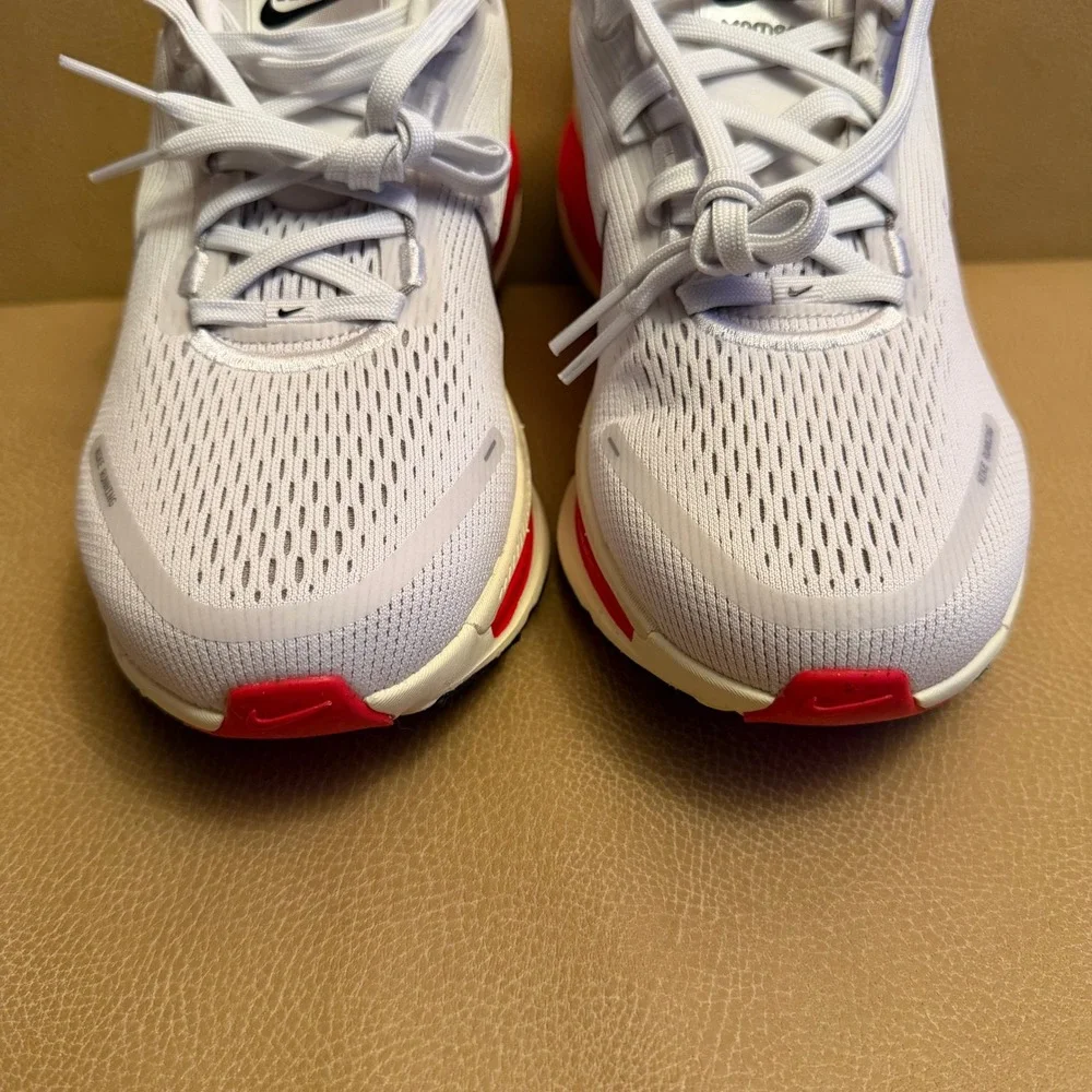 Nike Air Zoom Vomero 18 Mens‎ Road Running Shoes White Red HM6803-001 Size 6.5
